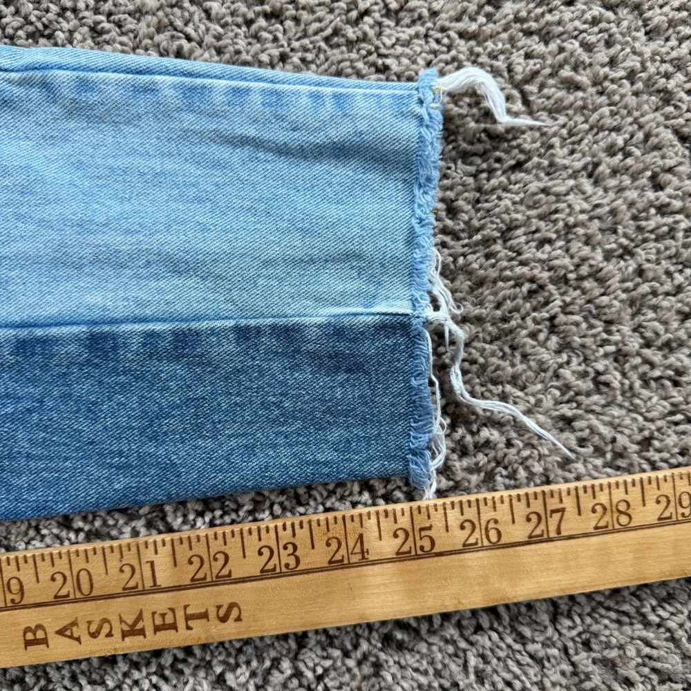 PacSun Vintage Icon Patchwork mid Rise skinny Jeans Blue 27 boho retro Y2K ankle - Picture 8 of 10